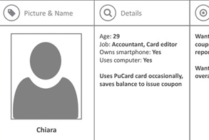 PuCard App Personas