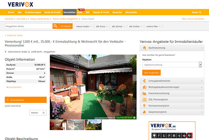 Verivox Immobilien